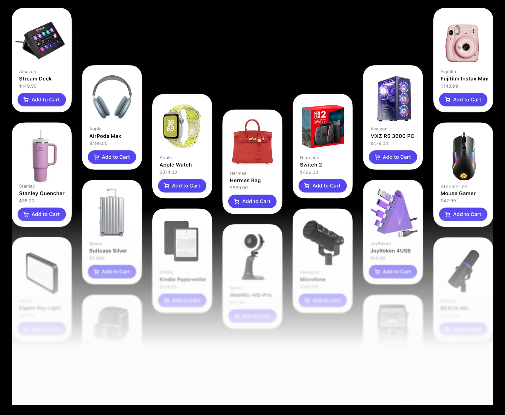 Gifts supporting creators